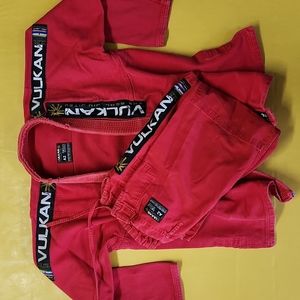 VULKAN BJJ GI - Mens (A2) Red Pro Light
